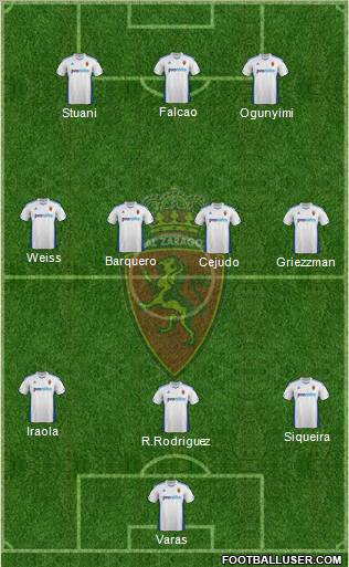 R. Zaragoza S.A.D. Formation 2012