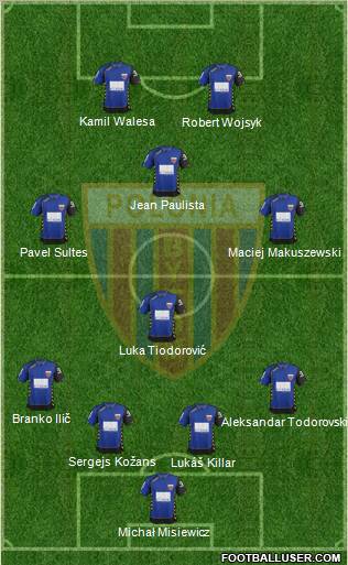 Polonia Bytom Formation 2012