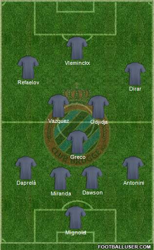Club Brugge KV Formation 2012