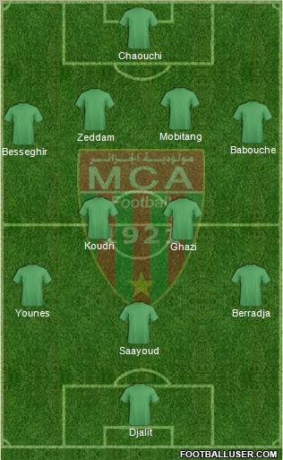 Mouloudia Club d'Alger Formation 2012