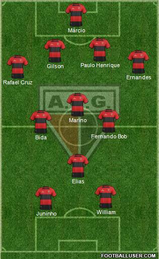 Atlético C Goianiense Formation 2012