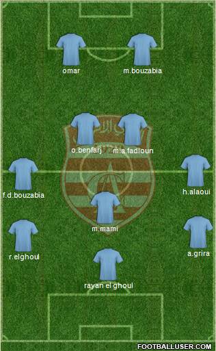 Club Africain Tunis Formation 2012