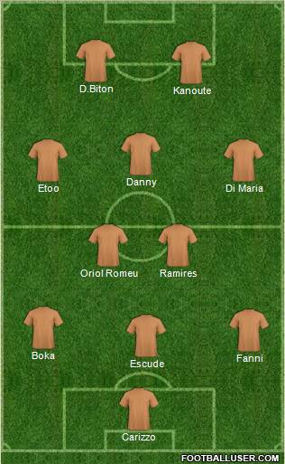 Pro Evolution Soccer Team Formation 2012