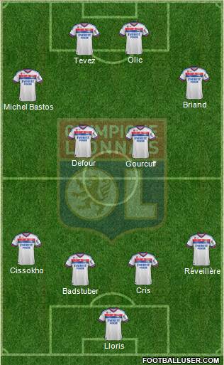 Olympique Lyonnais Formation 2012