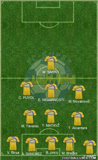 FC Koper Formation 2012