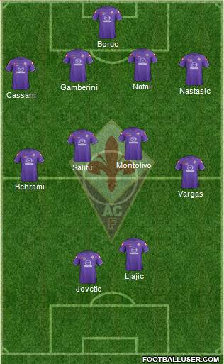 Fiorentina Formation 2012