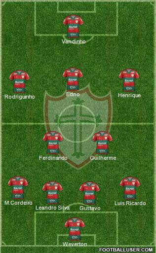 A Portuguesa D Formation 2012