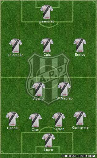 AA Ponte Preta Formation 2012