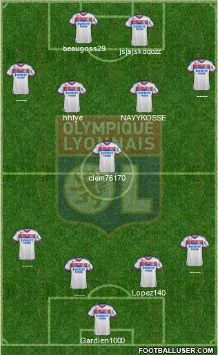 Olympique Lyonnais Formation 2012