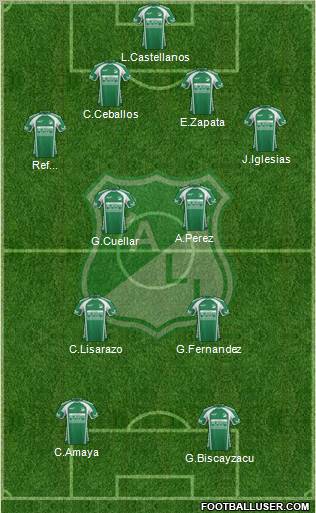 AC Deportivo Cali Formation 2012