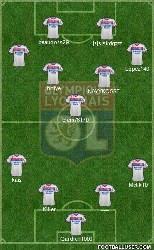 Olympique Lyonnais Formation 2012