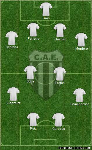 Estudiantes de Buenos Aires Formation 2012