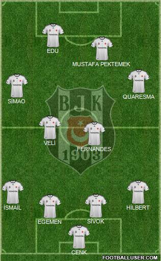 Besiktas JK Formation 2012