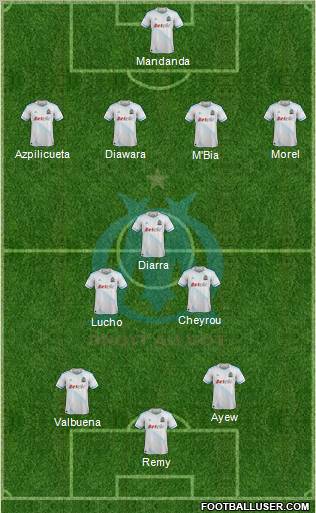 Olympique de Marseille Formation 2012