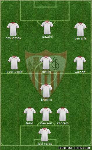 Sevilla F.C., S.A.D. Formation 2012