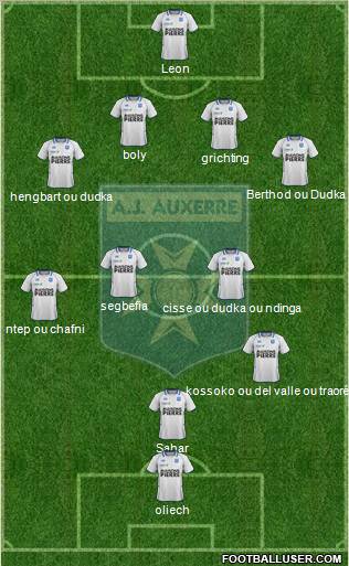 A.J. Auxerre Formation 2012