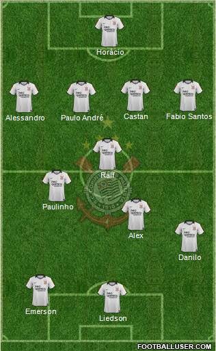 SC Corinthians Paulista Formation 2012