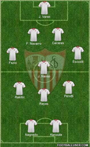 Sevilla F.C., S.A.D. Formation 2012