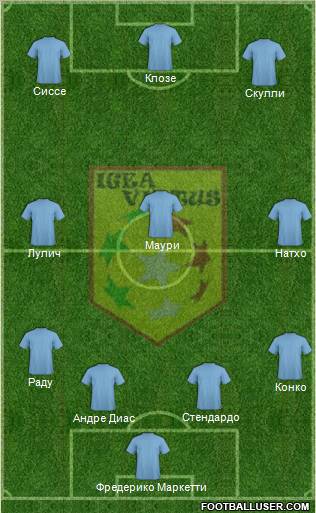 Igea Virtus Barcellona Formation 2012