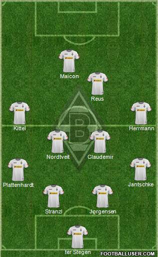 Borussia Mönchengladbach Formation 2012