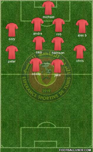 Espérance Sportive de Tunis football formation