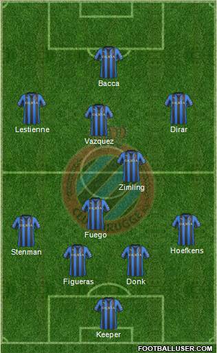 Club Brugge KV Formation 2012