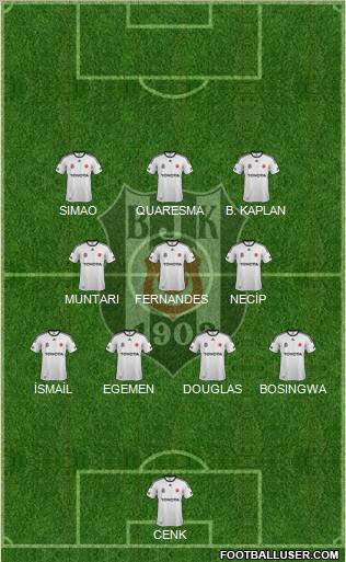 Besiktas JK Formation 2012