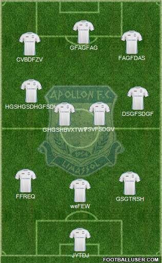 AMO Apollon Limassol football formation