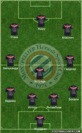 Montpellier Hérault Sport Club Formation 2012