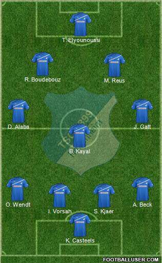 TSG 1899 Hoffenheim Formation 2012