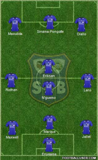 Sporting Club Bastia Formation 2012