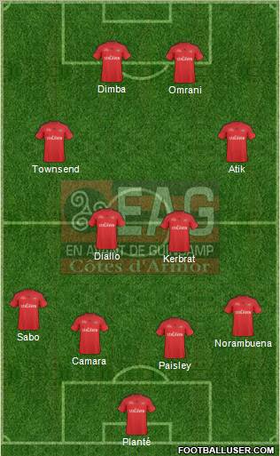 En Avant de Guingamp football formation