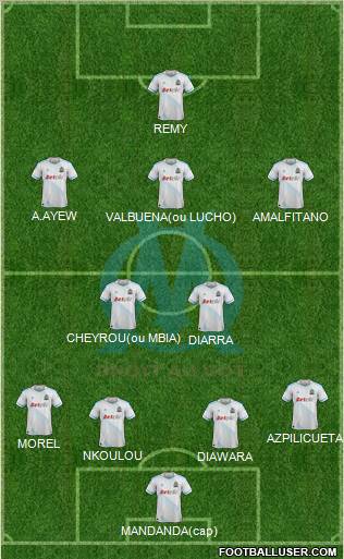 Olympique de Marseille Formation 2012