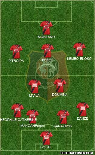 Stade Rennais Football Club Formation 2012