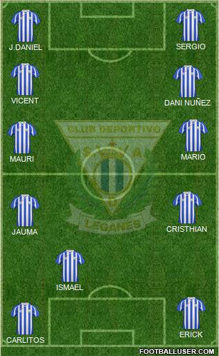 C.D. Leganés S.A.D. football formation