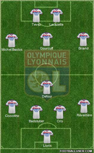 Olympique Lyonnais Formation 2012