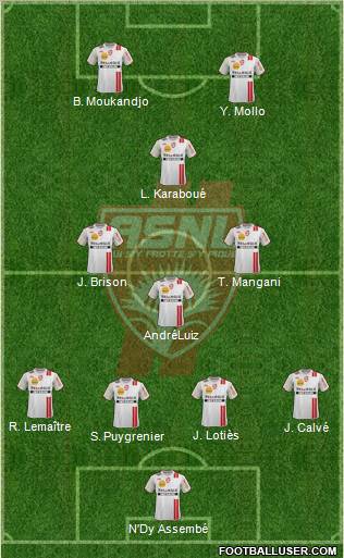 A.S. Nancy Lorraine Formation 2012