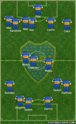 Boca Juniors Formation 2012