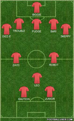 Leicester City Formation 2012