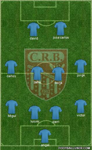 Chabab Riadhi Belouizdad football formation