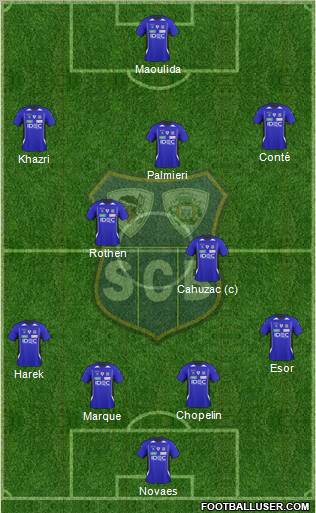 Sporting Club Bastia Formation 2012