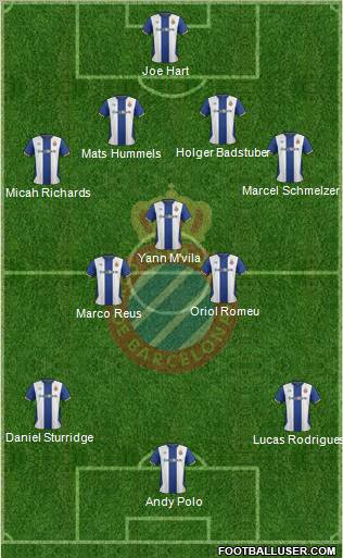 R.C.D. Espanyol de Barcelona S.A.D. Formation 2012