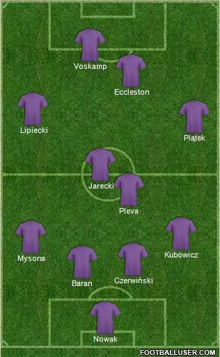 Pro Evolution Soccer Team Formation 2012