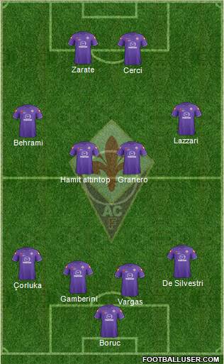 Fiorentina Formation 2012