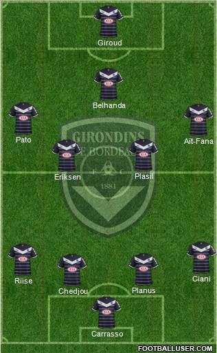 FC Girondins de Bordeaux Formation 2012