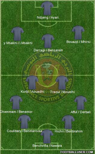 Espérance Sportive de Tunis Formation 2012