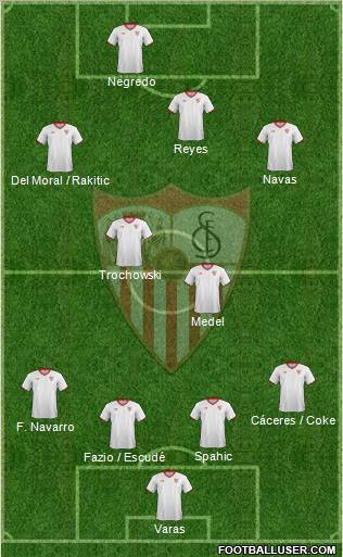 Sevilla F.C., S.A.D. Formation 2012