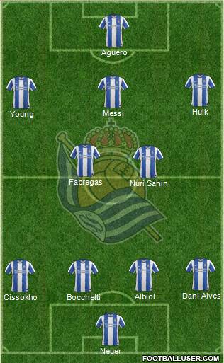 Real Sociedad S.A.D. Formation 2012