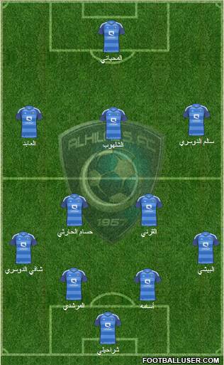 Al-Hilal (KSA) Formation 2012