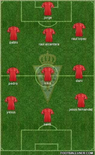 Real Murcia C.F., S.A.D. Formation 2012